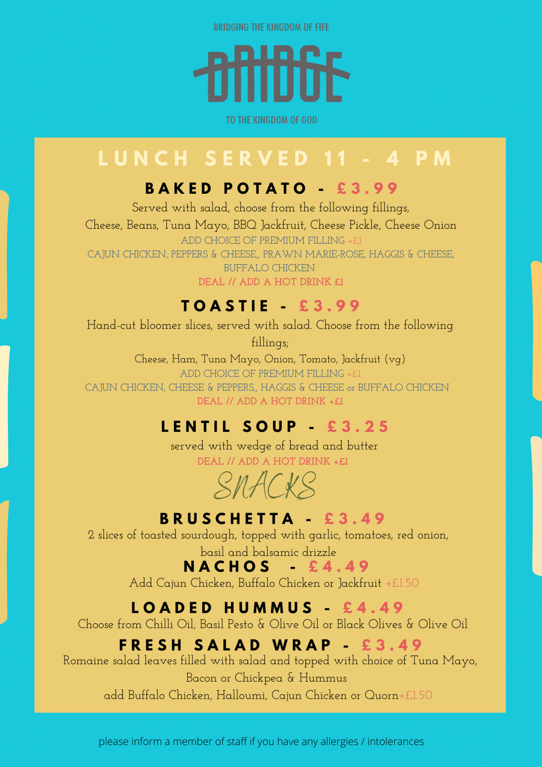 Bridge Café Glenrothes Serving Quality Food Daily